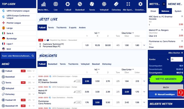 Sportaza Web-App